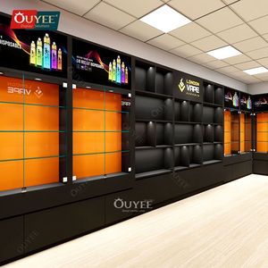 Unidad de Exhibición Comercial para Pared, Diseño y Construcción de Tiendas de Cigarrillos, Cadena de Tiendas de Melamina - Product Image 2