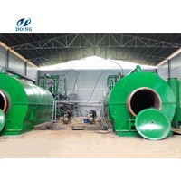 Usine de pyrolyse de déchets plastiques Henan DOING, ligne de production de 5 à 10 tonnes d'huile combustible à partir de déchets plastiques PP PE PS
