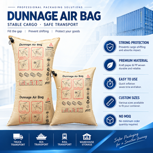 <span class=keywords><strong>Wepack</strong></span> Aufblasbare Wiederverwendbare Luftkissen Kraftpapier-Polsterung Frontschutz-Luftkissen für Ladungssicherung - Product Image 1