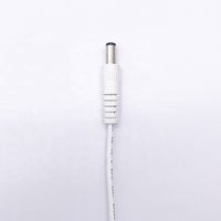 12V 2464 24AWG 2 núcleos USB a DC 5,5*2,1 MM Cable de carga