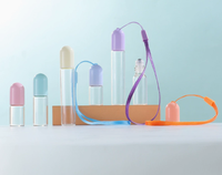 Vente en gros de flacons roll-on miniatures en verre pour huiles essentielles de 3 ml, 5 ml, 10 ml avec bille métallique pour porte-clés, pour flacons roll-on