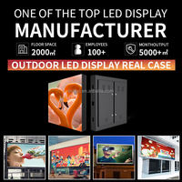 Affichage 3D à œil nu LED Écran extérieur P6 P8 P10 3D Architectural Courbé à 90 degrés LED Affichage mural de publicité Signalisation numérique