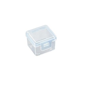Plastic Transparent Storage Box Square PP Material With Lid For Jewelry Earplugs Small Items Portable Packaging - Product Image 4