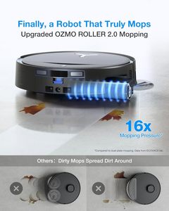 Para ECOVACS DEEBOT T80S Omni Robot Aspiradora y Fregadora con 24,800Pa de Succión, Mopa de Elevación Automática para Alfombras y Protección contra Derrames para el Hogar - Product Image 3