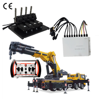 Télécommande radio proportionnelle 4 voies pour grue, 24V 12V, longue portée, facile à installer, avec kit de modernisation