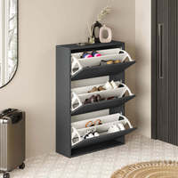 Meuble de hall sophistiqué pour le rangement quotidien des chaussures – Armoire à chaussures moderne pour entrée d'appartement de luxe