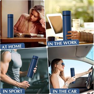 Temperature Display Thermos Stainless Steel Intelligent Water Bottle 500ml Smart Digital Thermos - Product Image 6