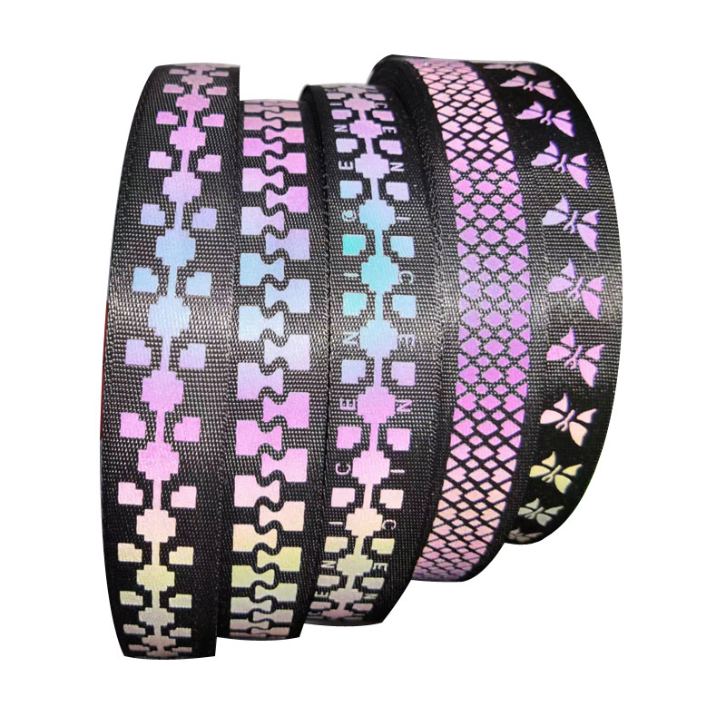 Заводская Высококачественная цветная полиэфирная тесьма, жаккардовая лента с буквами