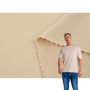 D001High Standard Poliéster Elastano Tela 180gsm Single Jersey Tela de punto <span class=keywords><strong>Spandex</strong></span> Camisetas Tela para hombres Comprar Textiles - Product Image 1