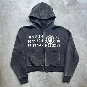 เสื้อฮู้ดดี้ฟลีซหนานุ่มทรงโอเวอร์ไซส์ ปักลายนูน 3 มิติ แบบยูนิเซ็กซ์ ขายส่ง รับทำโลโก้ สตรีทแวร์ เสื้อพูลโอเวอร์สุดฮิต 100% ผ้าฟลีซ - Product Image 4