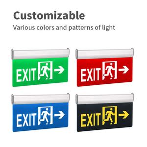 لوح خروج LED الموفر للطاقة من مواد صديقة للبيئة، إضاءة طوارئ LED مخصصة بمقاس للتحقق الذاتي - Product Image 4