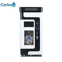Máquina expendedora de agua potable de autoservicio para fábricas, con gabinete metálico y sistema de purificación de agua, para pedidos al por mayor
