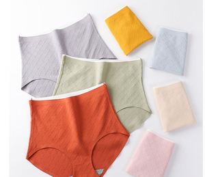 Biancheria intima traspirante a vita alta da <span class=keywords><strong>donna</strong></span> tinta unita per sollevare il comfort delle natiche <span class=keywords><strong>senza</strong></span> lasciare traccia di mutande nude da <span class=keywords><strong>donna</strong></span> - Product Image 2