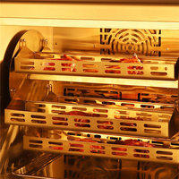 Four industriel automatique pour poulet rôti, machine à griller électrique rotative pour boulangerie, poulet, poisson, côtelettes d'agneau, maïs, patates douces