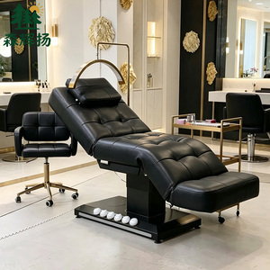 Nouveau <span class=keywords><strong>Lit</strong></span> de Massage Électrique de Luxe à 3 Moteurs pour Salon de Beauté, Spa Facial, Extension de Cils, avec Commande au Pied - Product Image 6