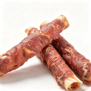 Friandises pour chiens OEM : Bâtonnets sandwichs en cuir <span class=keywords><strong>de</strong></span> poulet et <span class=keywords><strong>de</strong></span> <span class=keywords><strong>canard</strong></span>, sans céréales, riches en protéines, pour des soins dentaires durables - Product Image 3