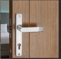 Manija de Cerradura de Embutir de Acero Inoxidable 304 Duradera y Antioxidante Directa de Fábrica para Juego de Herrajes de Cerradura de Puerta de Aluminio y Madera