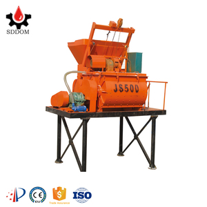 Máy Trộn Bê Tông Trục Đôi Máy Trộn Bê Tông Với Phễu Xi Măng - Product Image 2