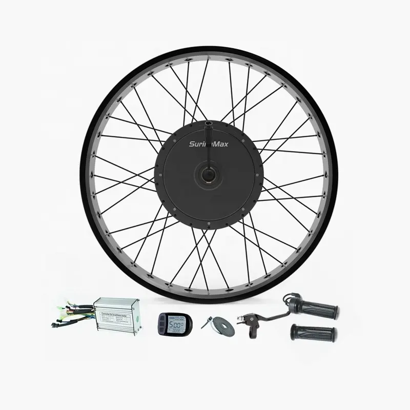 Kit de controle universal, à prova d' água, sem velocidades, motor 48v, 500w, cubo de roda, motor para bicicleta gorda, com ukc1 exibição