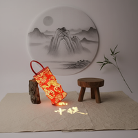 Lampe en papier pliable rechargeable, veilleuse rotative motif Cheval de l'Année, avec design ajouré, cadeaux pour le Festival de la Mi-Automne
