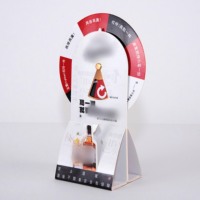 Boîtes auto-érectables rotatives 3D pour cartes de table, conception multi-niveaux, pour boissons, jeux interactifs, expositions et promotions événementielles