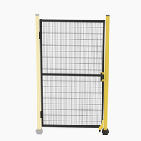 Porte pliante Brio pour clôture de sécurité industrielle, enceinte de protection pour équipement automatisé