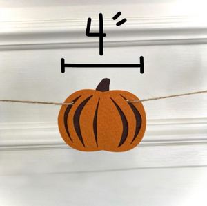 Thanksgiving Home Hanging Decoration Harvest <b>Pumpkin</b> Garland Felt <b>Pumpkins</b> Fall Banner - Product Image 4