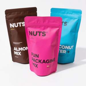 Bolsas de Alimentos Personalizadas, Reciclables, Reutilizables, con Cierre Hermético, de Mylar, para Palomitas y Alimentos para Mascotas, Tipo Stand-up - Product Image 3