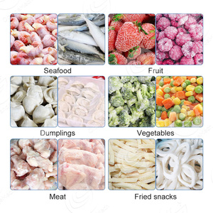 ORME 500kg Camarón pescado pollo carne Iqf túnel congelador continuo máquina congelador para Pizza - Product Image 6