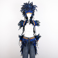 Conjunto de Disfraz de Plumas de Samba para Carnaval Brasileño, para Hombres y Mujeres - Ropa para Fiestas de Baile y Celebraciones