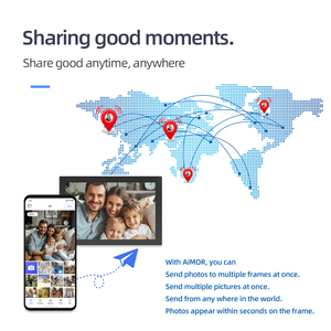Nouveau Cadre Photo Numérique Cloud WiFi 2026 – Écran Tactile IPS 15,6 Pouces avec Contrôle par Application et Prise en Charge Vidéo - Product Image 5