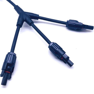 Adaptateur PV 6 Square One-Three Patch pour câble de connexion <span class=keywords><strong>MC4</strong></span> Clip rapide en forme de Y mâle/femelle 50A DC 2P _ pins pour l'alimentation - Product Image 4