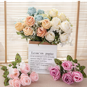 K-0531 haute qualité Offre Spéciale 6 têtes <span class=keywords><strong>bouquet</strong></span> <span class=keywords><strong>de</strong></span> roses éternelles soie artificielle rose <span class=keywords><strong>bouquet</strong></span> <span class=keywords><strong>fleurs</strong></span> pour <span class=keywords><strong>bouquet</strong></span> <span class=keywords><strong>de</strong></span> mariage <span class=keywords><strong>mariée</strong></span> - Product Image 4