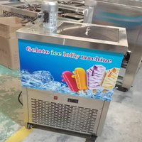Commerciële ijslollymachine, enkelvoudige mal, heerlijk ijs, ijslollymachine