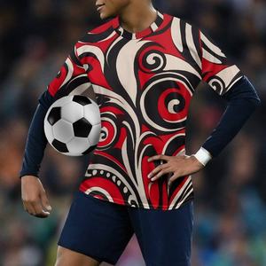 2025 vente directe personnalisé profit traditionnel doux élastique absorbant la sueur séchage rapide maillot de <span class=keywords><strong>football</strong></span> ample impression à la demande - Product Image 5