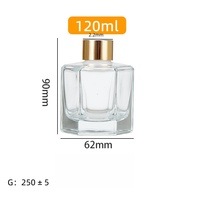 Vente en gros Diffuseur en verre 1oz 3oz 4oz Diffuseur bouteille en verre Diffuseur bouteille en verre