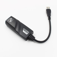 Adaptador de Red LAN Ethernet RJ45 Gigabit USB 3.0 a 10/100/1000 para Conexión por Cable en Portátiles, en Existencia