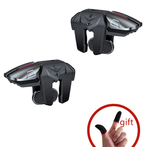 จอยสติ๊กเกมมือถือ Sarafox F6 อัลลอยด์ พร้อมปุ่มควบคุม L1 R1 สำหรับเล็งยิง ใช้งานได้กับ iPhone และ <span class=keywords><strong>Android</strong></span> - Product Image 1