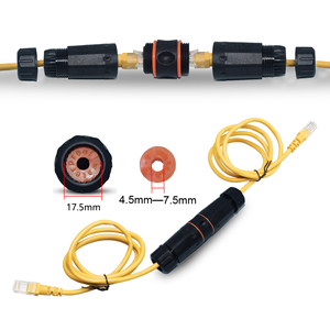 女性LANイーサネット防水コネクタにIP68 CAT6A RJ45女性 - Product Image 2