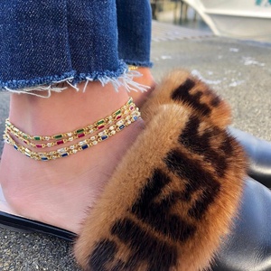 Bracelet rouge vert géométrique rectangle cz pour femmes, nouvel arrivage de printemps <span class=keywords><strong>2023</strong></span> - Product Image 3