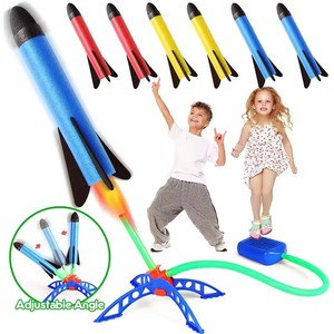 Lanceur de fusées à air comprimé pour enfants, jeu d'extérieur avec pompe à pied, jouet pour enfants, cadeau - Product Image 5