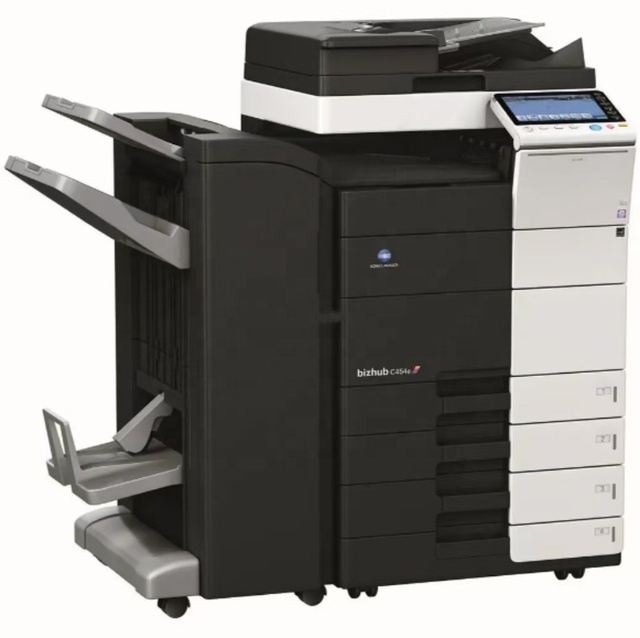 Low Speed Refurbished Color All-in-One Digital Compound Printer Photocopier with Finisher for Konica Minolta C454e A3