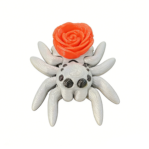 Mini figurines d'animaux araignées, ensemble de jouets articulés anti-stress imprimés en 3D, figurines d'animaux de collection, petits animaux de bureau et de poche - Product Image 1