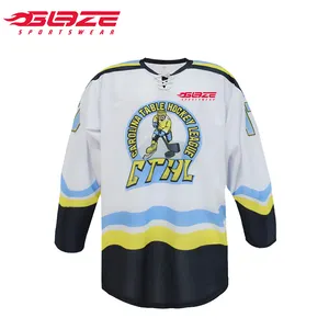 بيع بالجملة مخصص رخيصة فارغة أزياء التسامي ممارسة هوكي الجليد جيرسي - Product Image 1