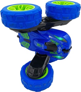 Coche de Acrobacias RC <span class=keywords><strong>Twister</strong></span> con Luz, Control Remoto de 2.4Ghz y 4 Canales, Coche de Acrobacias de Doble Cara con Tracción en las 4 Ruedas, Juguete Giratorio de 360 Grados para Niños - Product Image 3