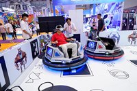 Simulateur de jeu de conduite haute performance en réalité virtuelle et mixte pour l'intérieur, en métal, acier et plastique