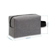 Trousse de Toilette de Voyage Homme Suspendue Personnalisée avec Logo, Trousse de Rasage et Maquillage, Petit Organisateur de Lavage