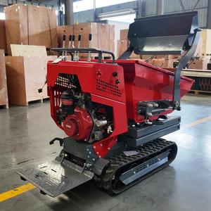 Mini Dumper de Orugas de Goma con Capacidad de 500 kg, Volquete Todoterreno para Viñedos, Jardines e Ingeniería Civil - Product Image 2