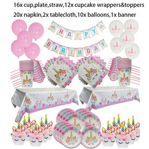 2022 fournitures de fille de décoration de fête d'<span class=keywords><strong>anniversaire</strong></span> Offre Spéciale - Product Image 3