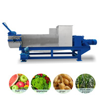 YZJ-350 7,5 kW Machine industrielle de pressage et de déshydratation à double vis en acier inoxydable 304/316 de haute qualité pour fruits et légumes